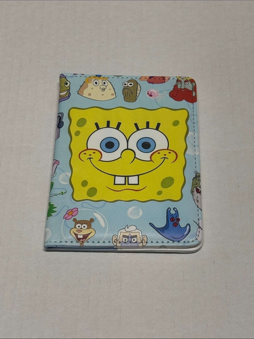 SpongeBob Passport Wallet - Blue & Yellow NWT